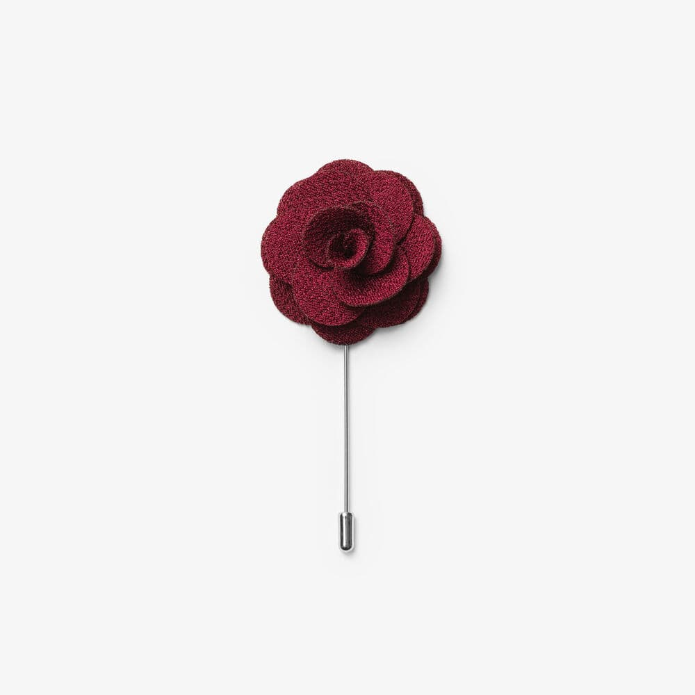 Giftbox Solid Hankie & Lapel Pin