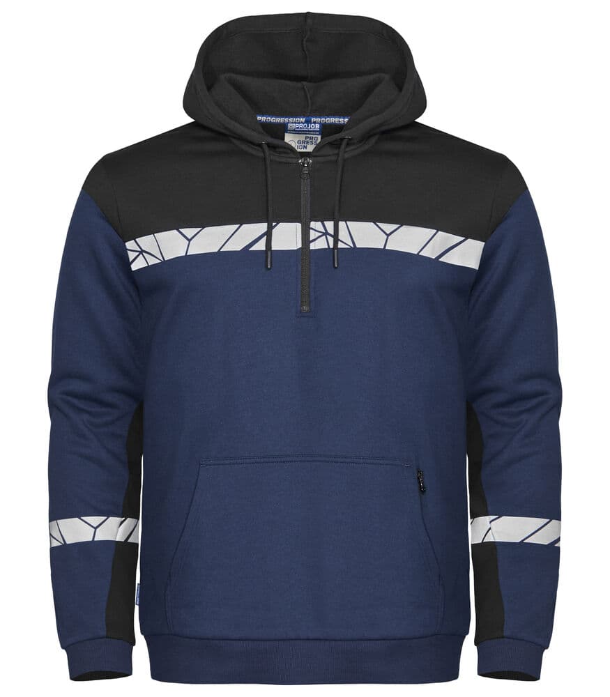 7104 SUDADERA CON CAPUCHA 1/2 ZIP 7104 SUDADERA CON CAPUCHA 1/2 ZIP 9910-VIS
