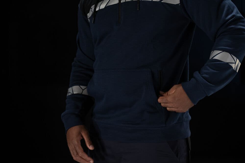 7104 SUDADERA CON CAPUCHA 1/2 ZIP 7104 SUDADERA CON CAPUCHA 1/2 ZIP 9910-VIS