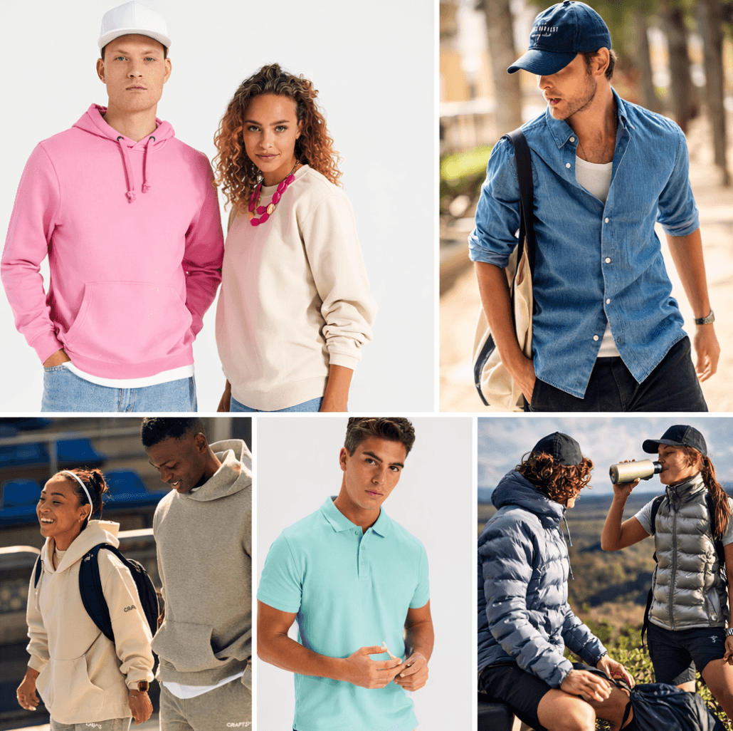 Prendas sport, casual y promocionales para equipos