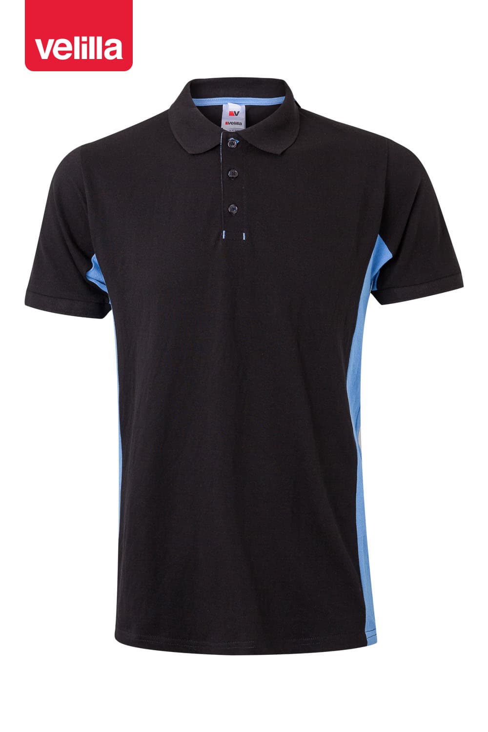 Polo bicolor manga corta