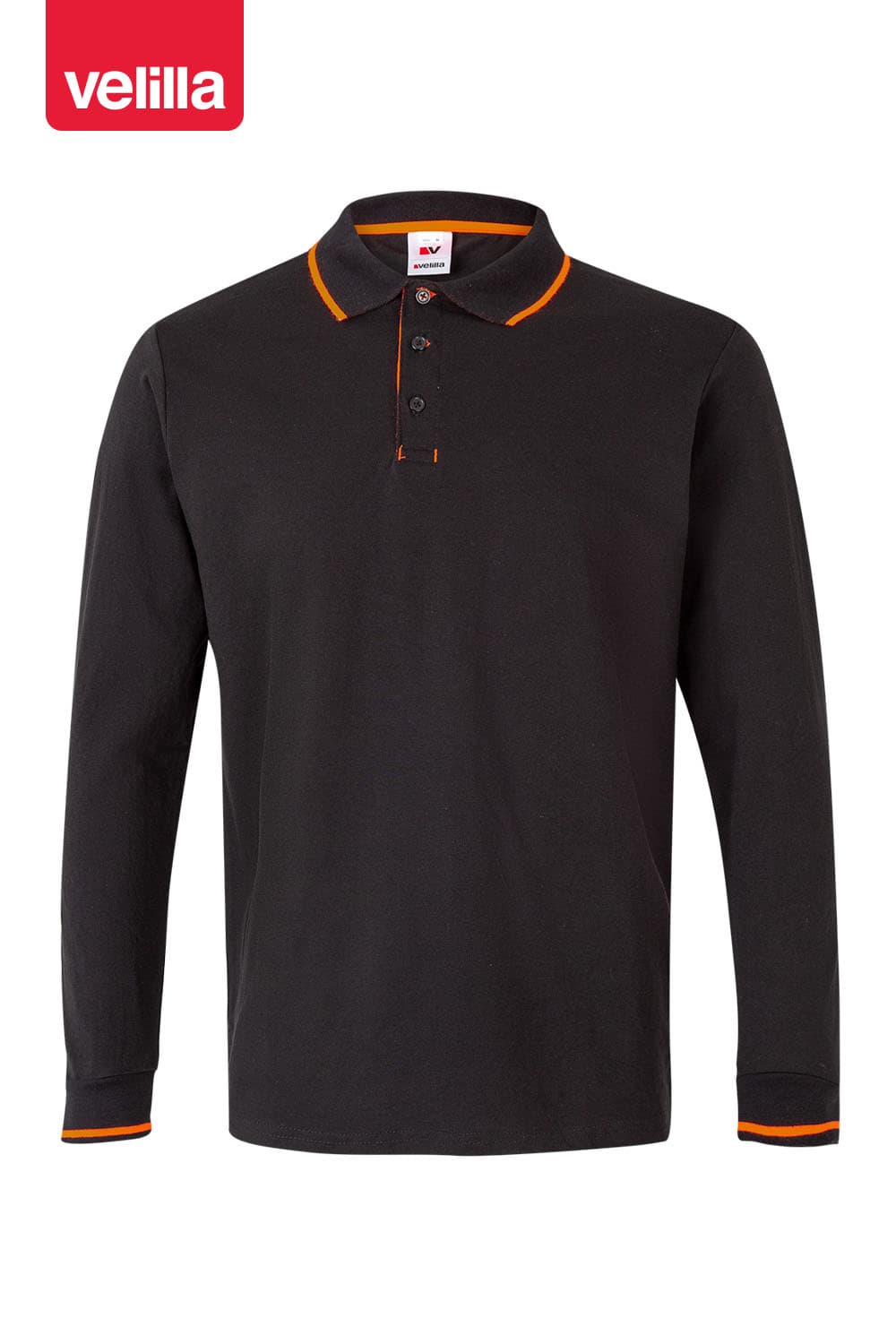 Polo bicolor manga larga