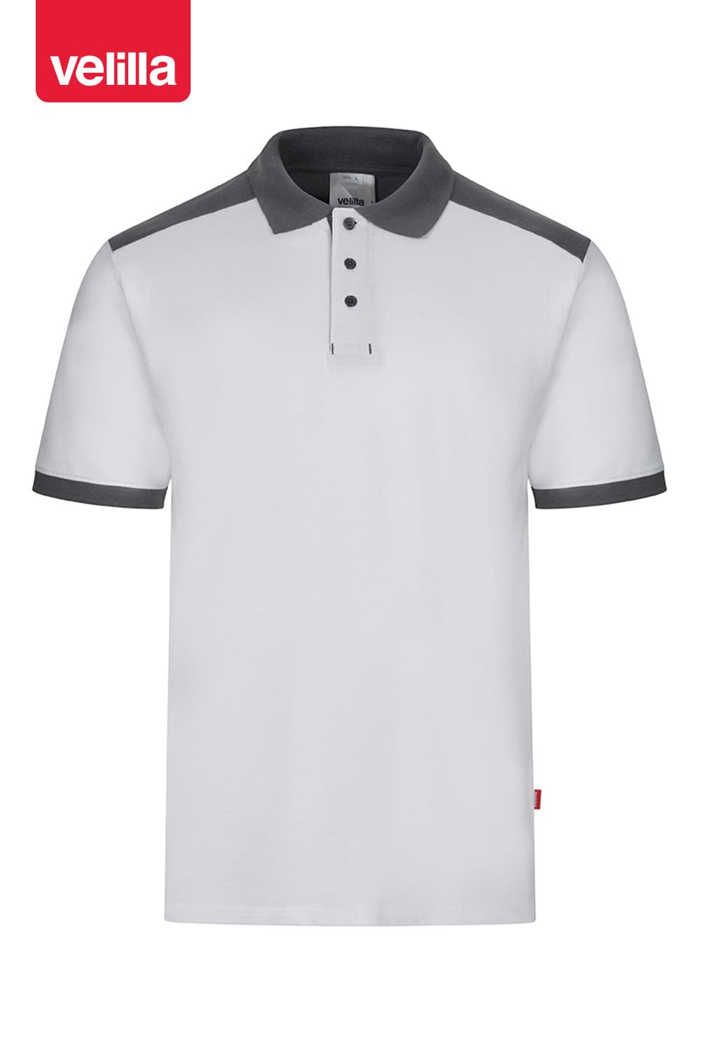 Polo stretch bicolor manga corta