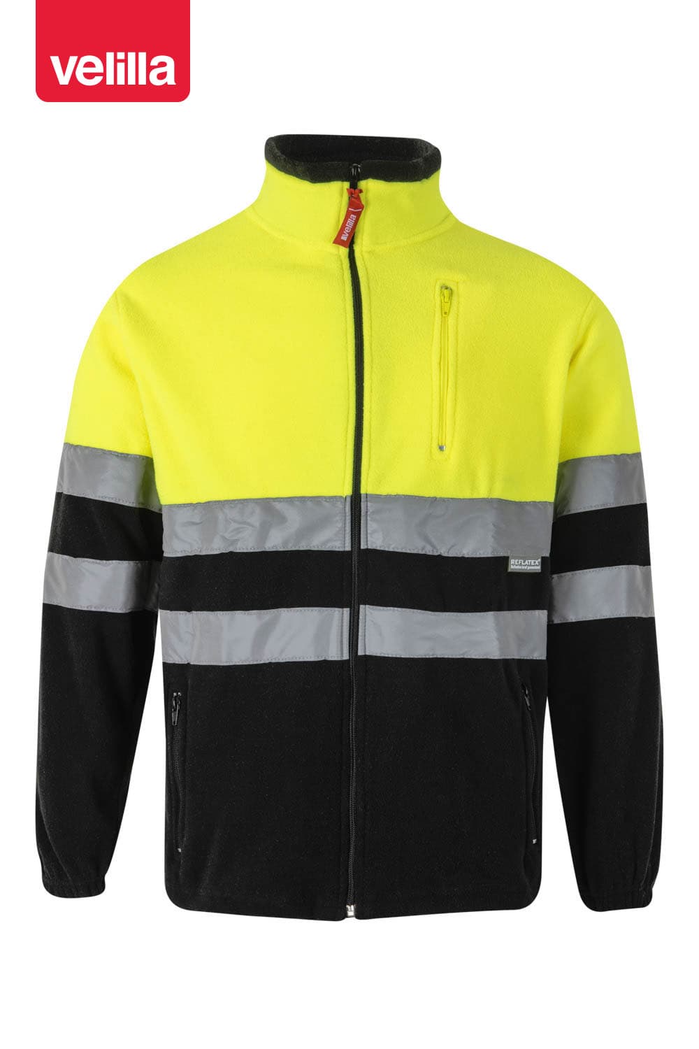 Chaqueta polar bicolor