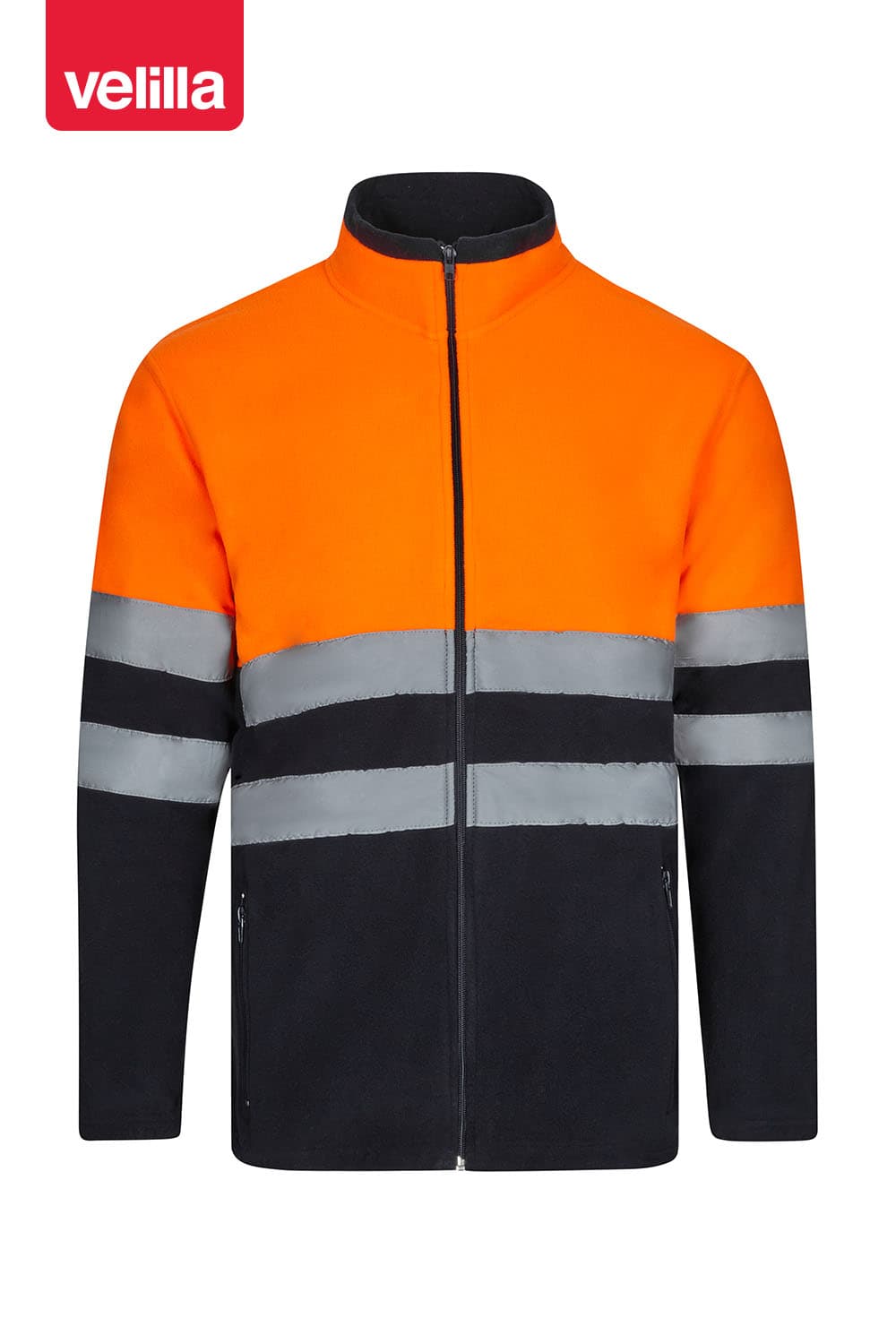 Chaqueta polar bicolor