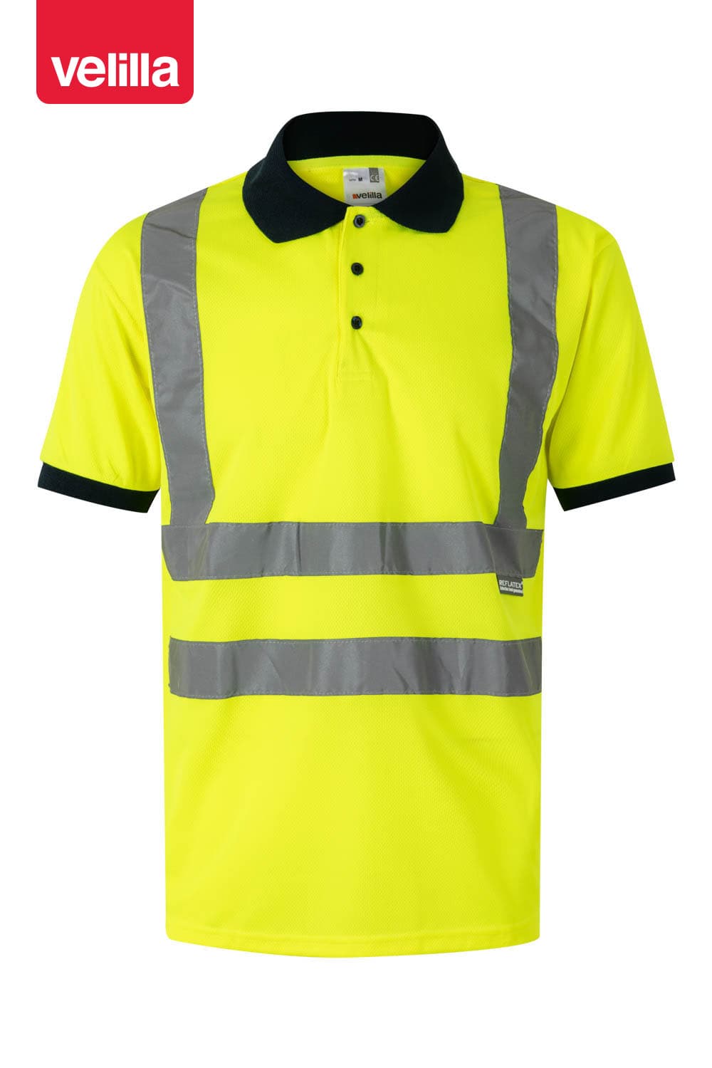 Polo bicolor manga corta