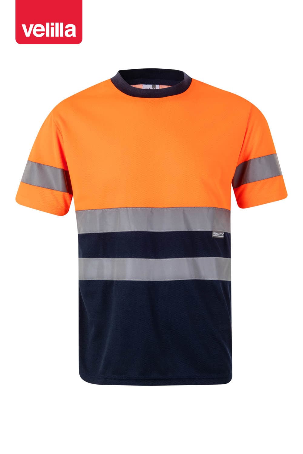 Camiseta técnica bicolor manga corta