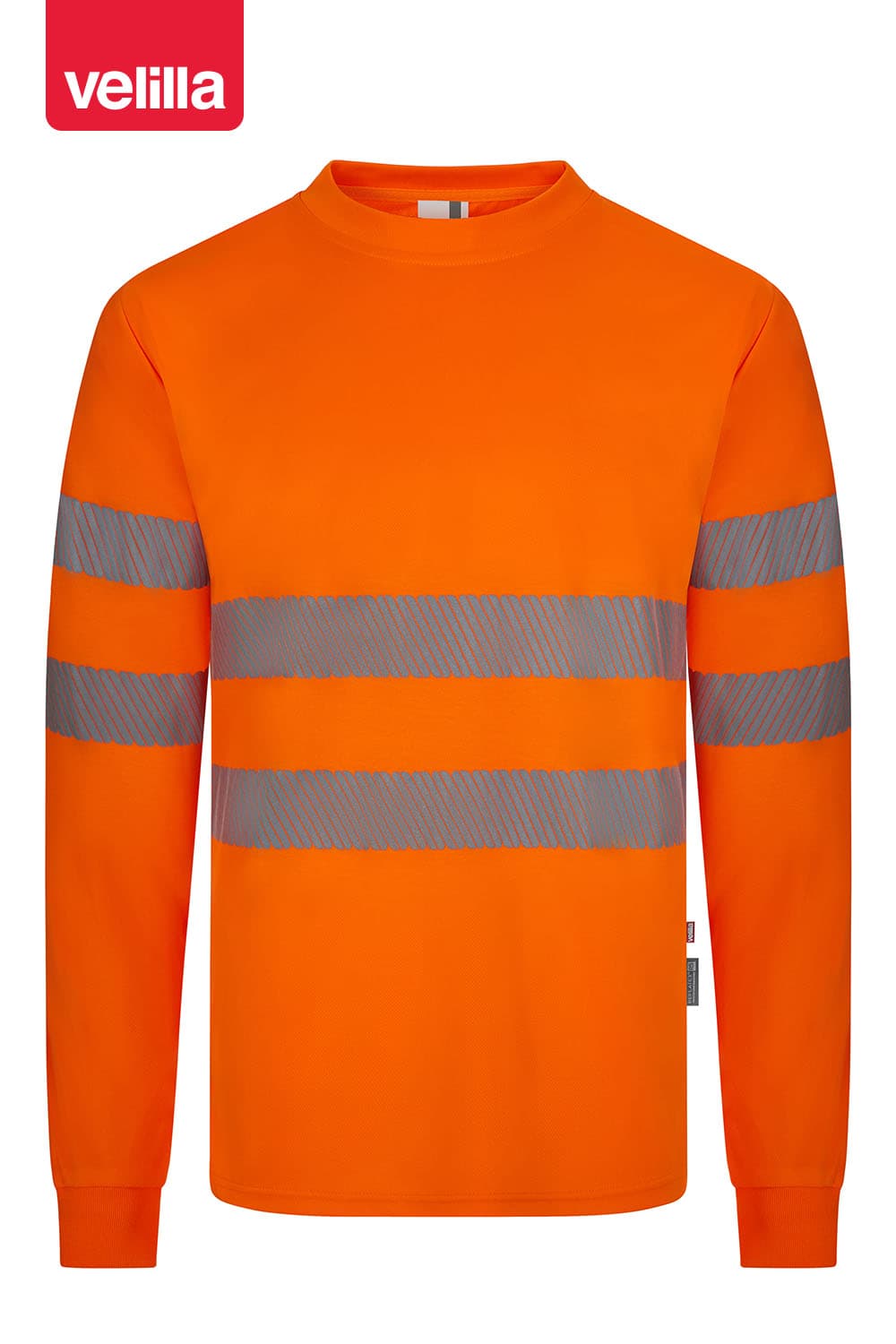 Camiseta poliéster reciclado manga larga cinta segmentada