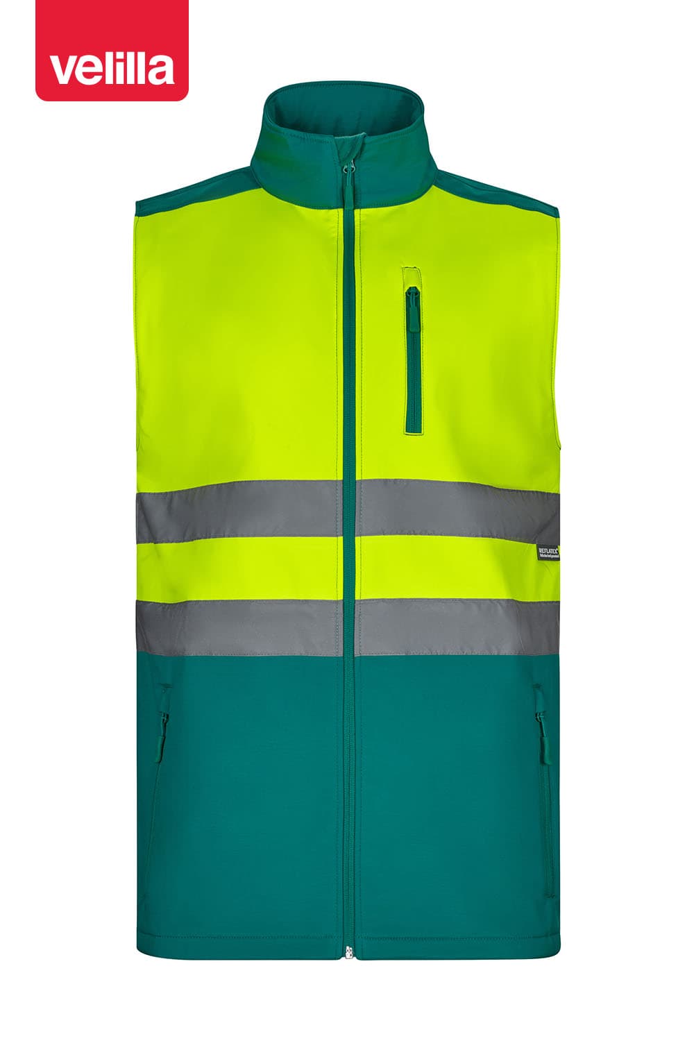 Chaleco soft shell bicolor