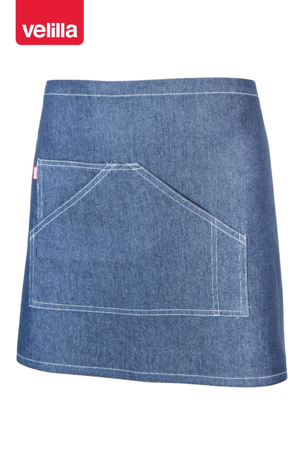 Delantal denim corto