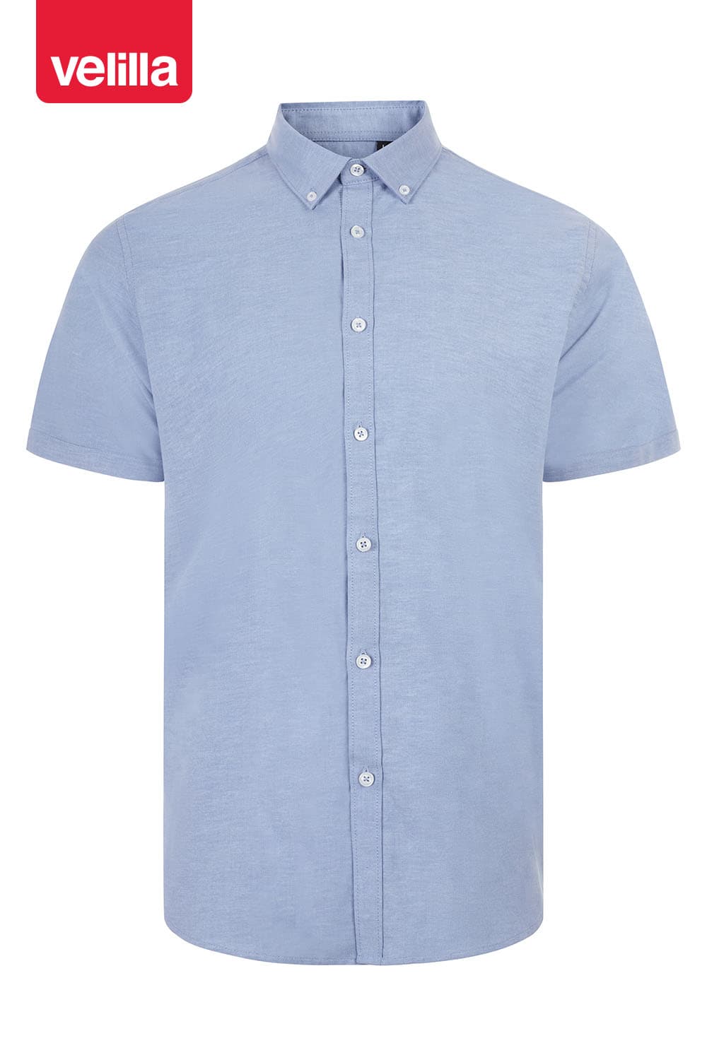 Camisa oxford stretch manga corta hombre