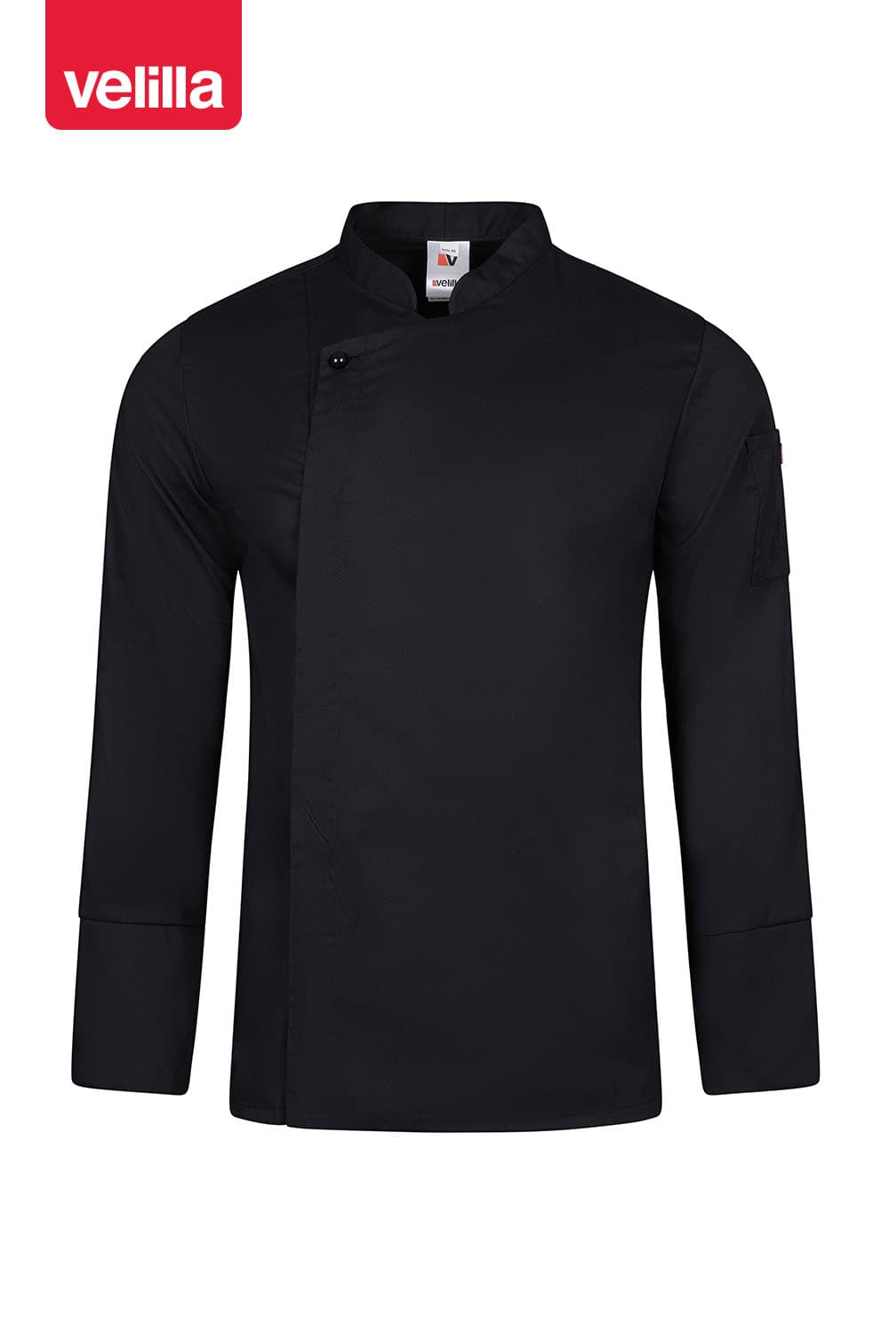 Chaqueta de cocina con cremallera