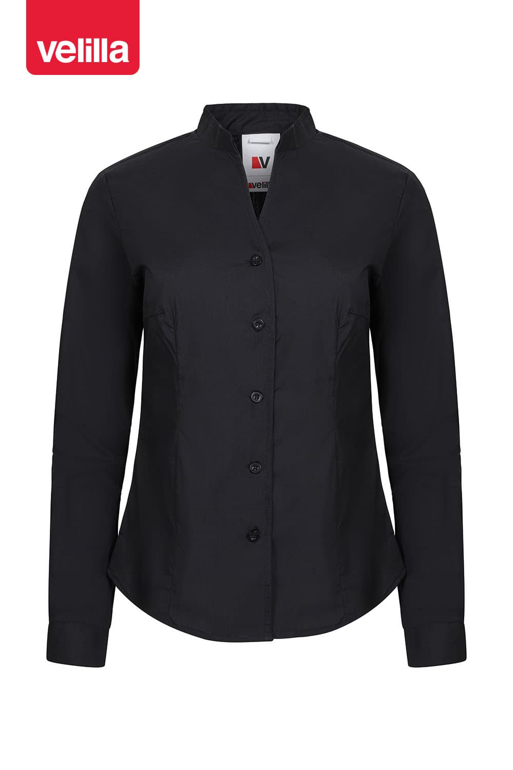 Camisa cuello mao mujer