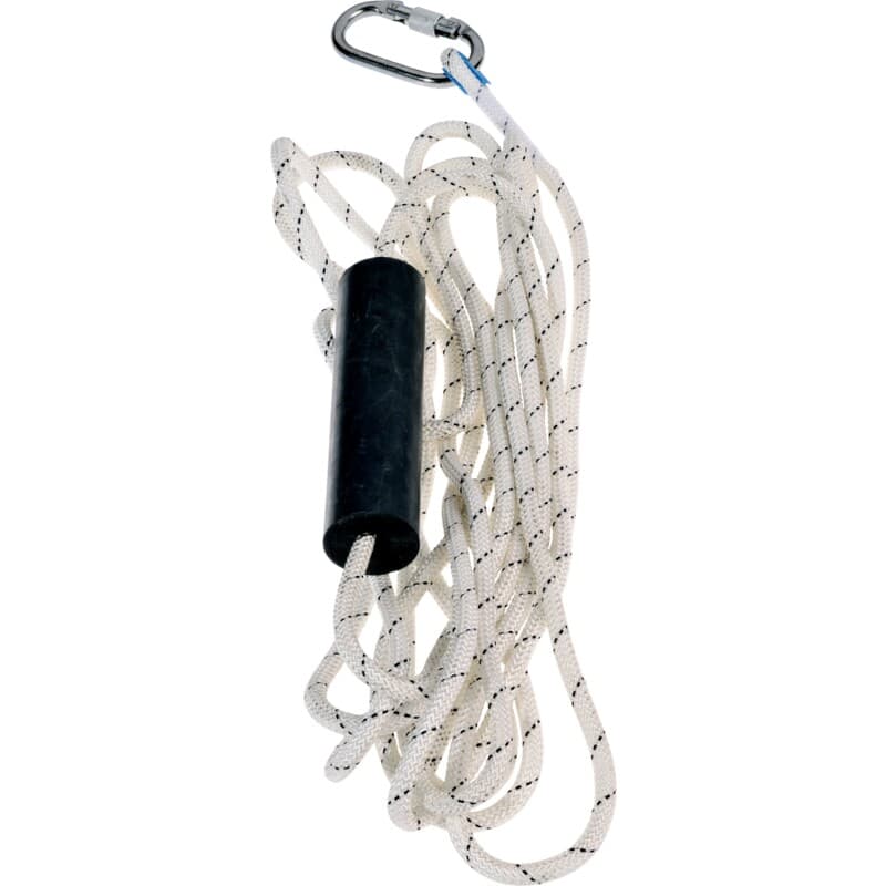 Soporte de seguridad de 30 metros con cuerda trenzada de 10,5 mm para utilizar con los anticaídas deslizantes AN068 y AN066 para trayectos largos