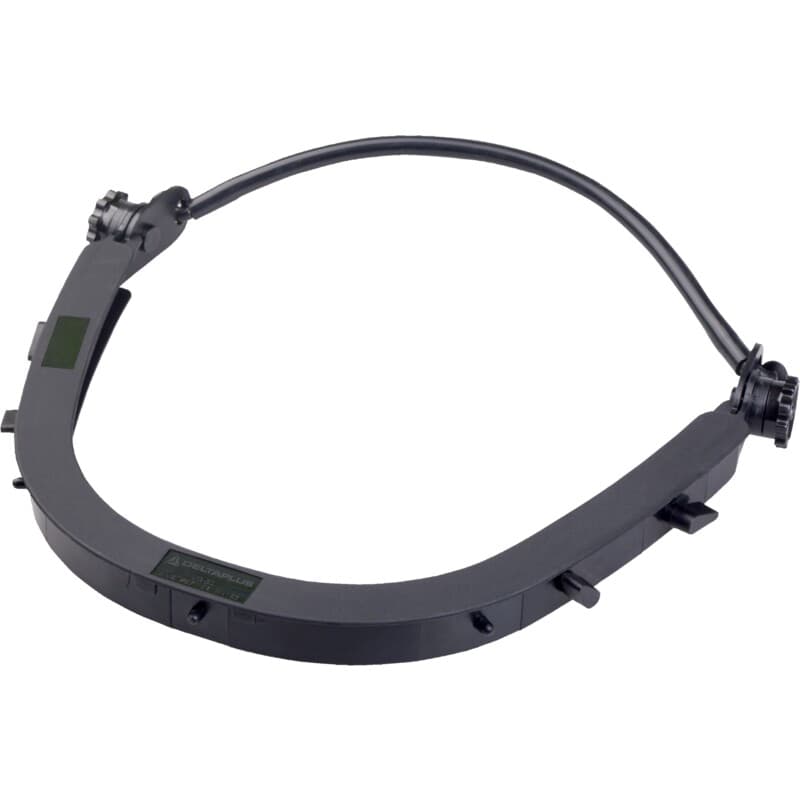 Soporte de visera adaptable a todo tipo de cascos de obra