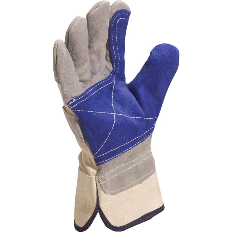 Guantes mecánicos tipo Docker, reforzados en palma, pulgar e índice para una protección total de la mano