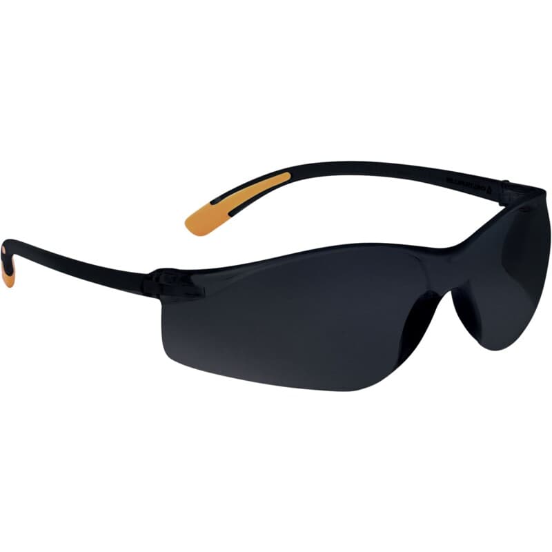 Gafas de protección ahumadas muy ligeras, de una sola pieza y con puntas antideslizantes