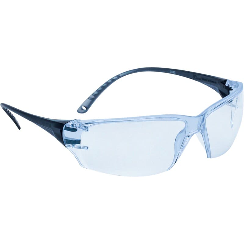 Gafas de protección finas y ligeras con montura metálica, ideales para la industria alimentaria