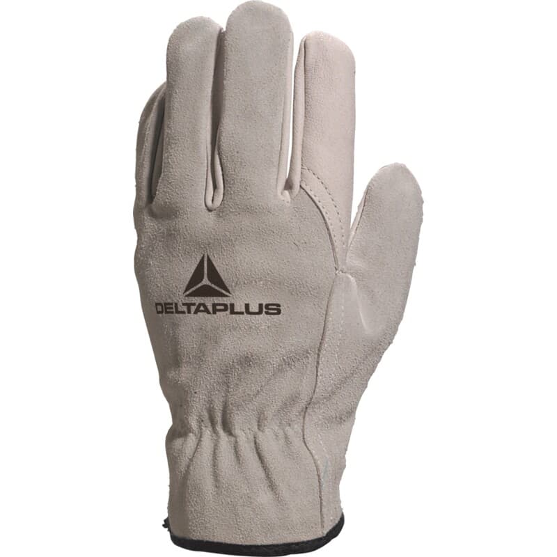 Guantes mecánicos de cuero, ideales para trabajos polivalentes en ambientes secos
