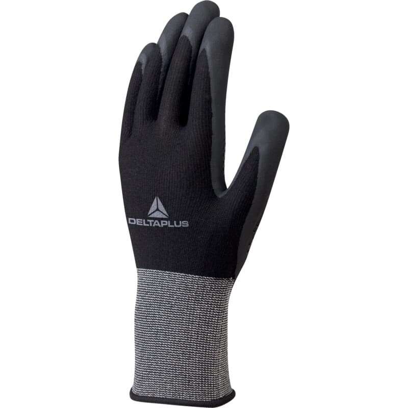 Guantes mecánicos con buen agarre para manipulación de objetos, ideales para entornos aceitosos y grasientos