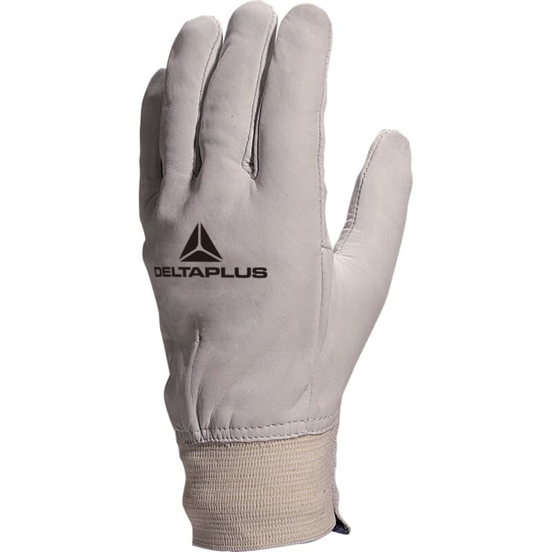Guantes mecánicos de cuero, ideales para trabajos polivalentes en entornos secos