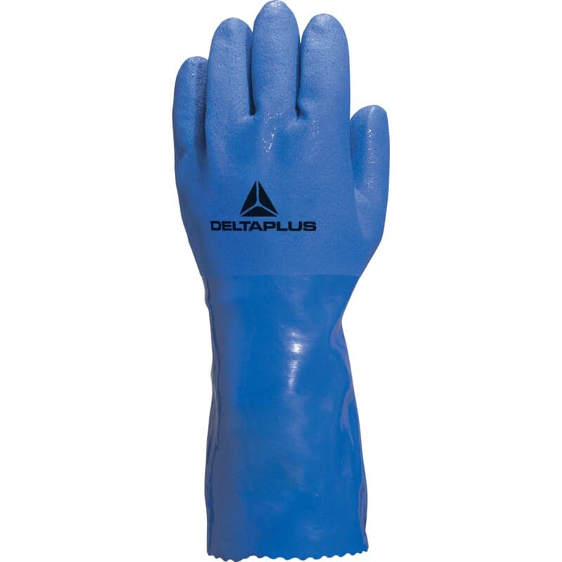 Guantes químicos con buen agarre de objetos y resistencia a aceites e hidrocarburos