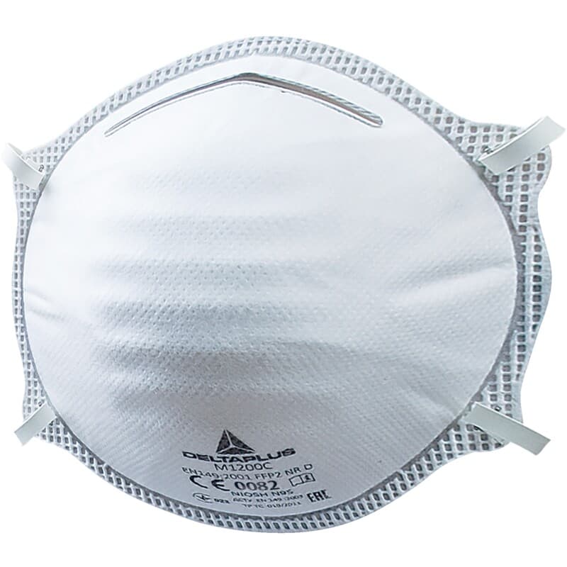 Mascarilla respiratoria desechable carcasa P2 sin válvula