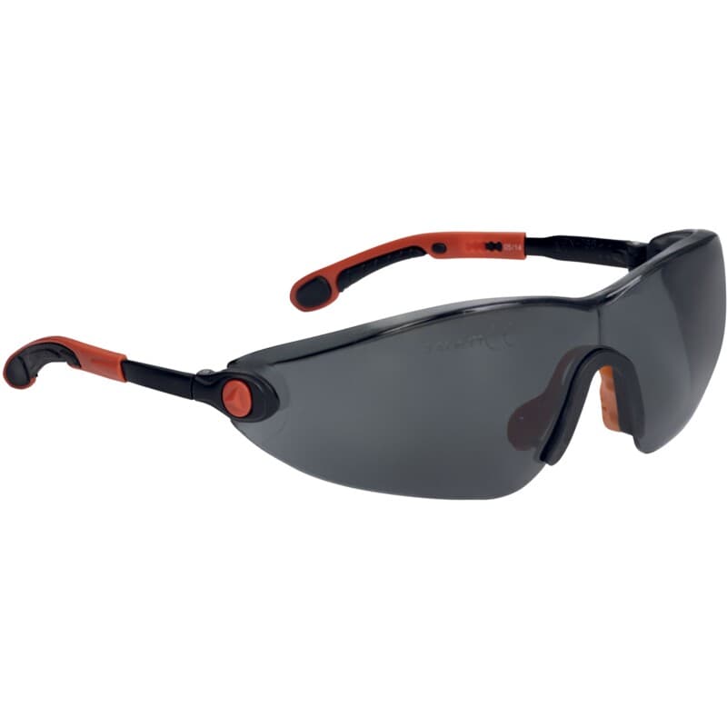 Gafas de protección ahumadas muy flexibles y adaptables a todas las formas del cuerpo