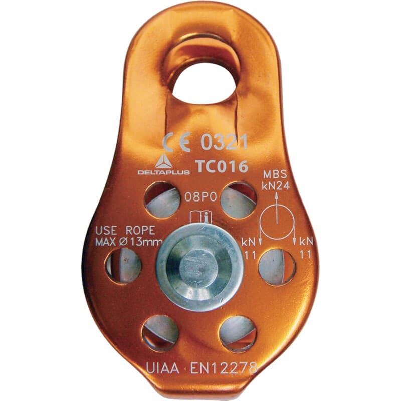 Minipolea para trabajos con cuerda