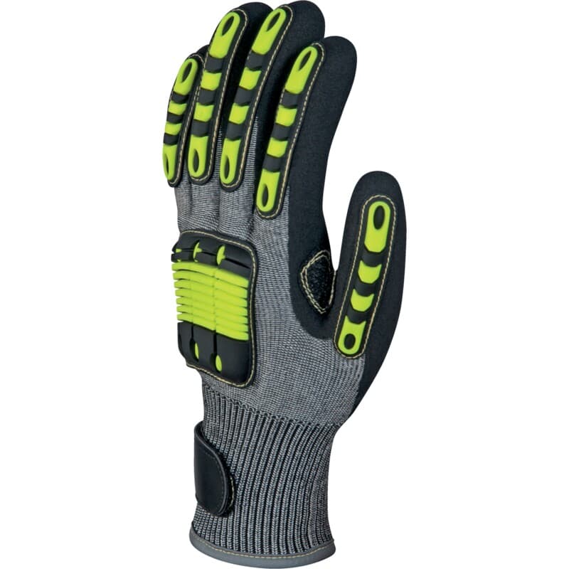 Guantes de invierno resistentes a impactos y a cortes de nivel D, ideales para trabajos polivalentes en entornos acuosos o aceitosos