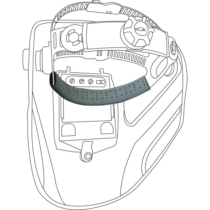 Paquete de 10 badanas para cascos de soldadura BARRIER 2 y SCREEN