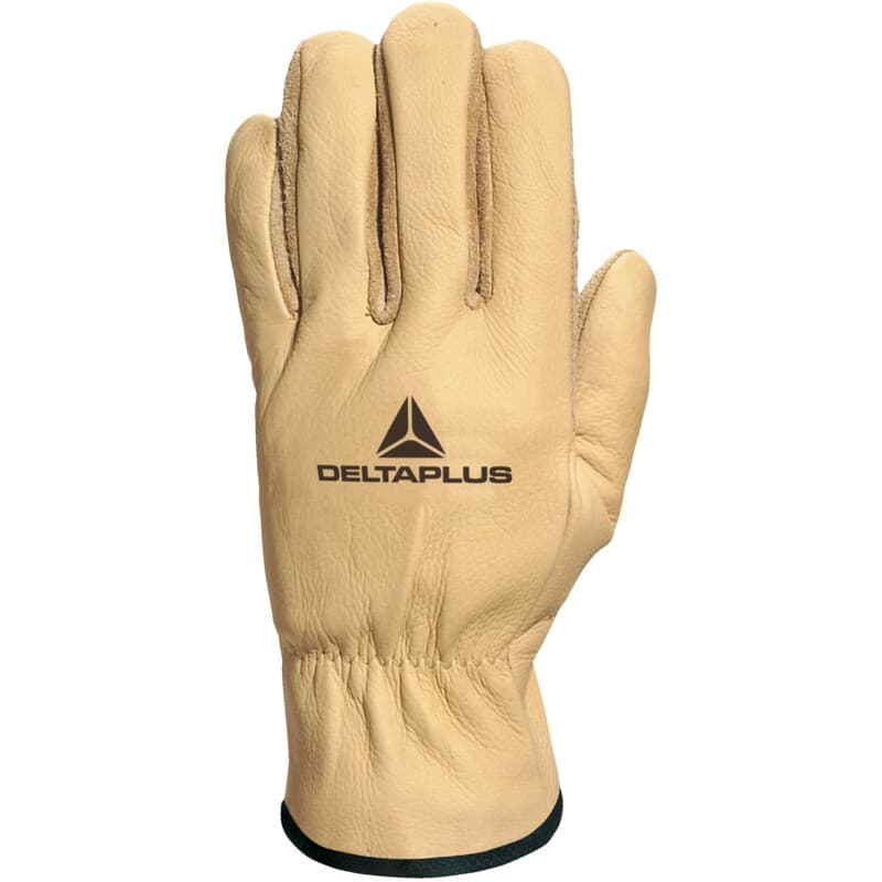 Guantes mecánicos de cuero hidrófugo que combinan flexibilidad y durabilidad, ideales para condiciones húmedas