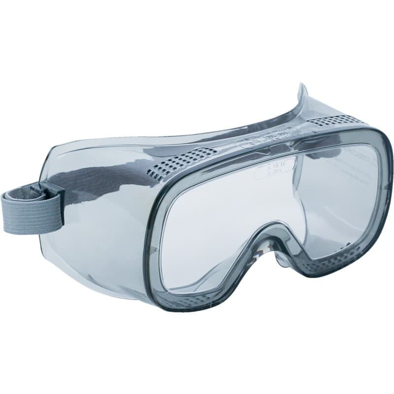 Gafas máscara de protección incoloras con ventilación directa para uso de corta duración