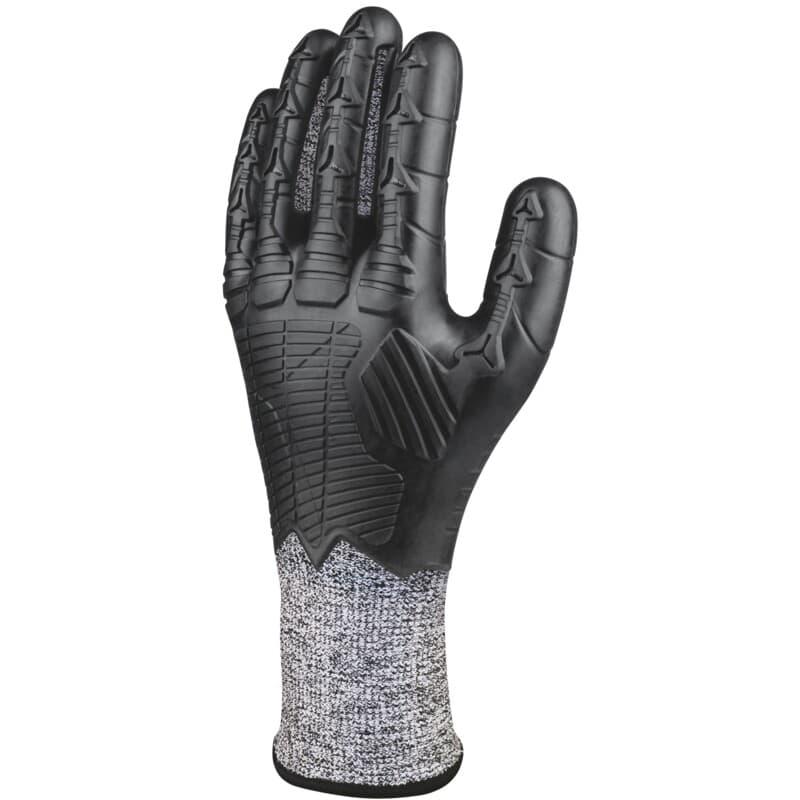 Guantes resistentes a los impactos con protección anticorte de nivel D para toda la mano, ideales para trabajos polivalentes en entornos acuosos o aceitosos