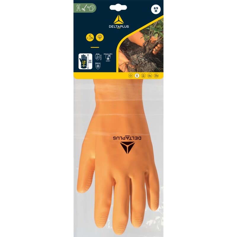 Guante grueso para productos químicos, ideal para manipulaciones pesadas