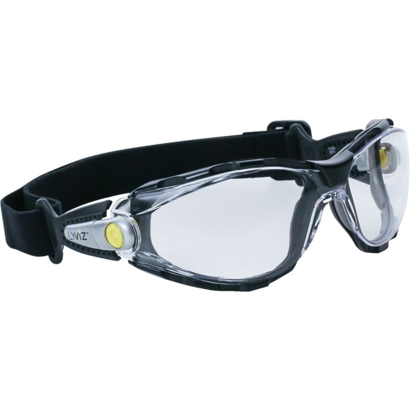 Gafas de protección con inserto de espuma extraíble, lente con tratamiento oleohidrófobo para un uso intensivo en cualquier circunstancia