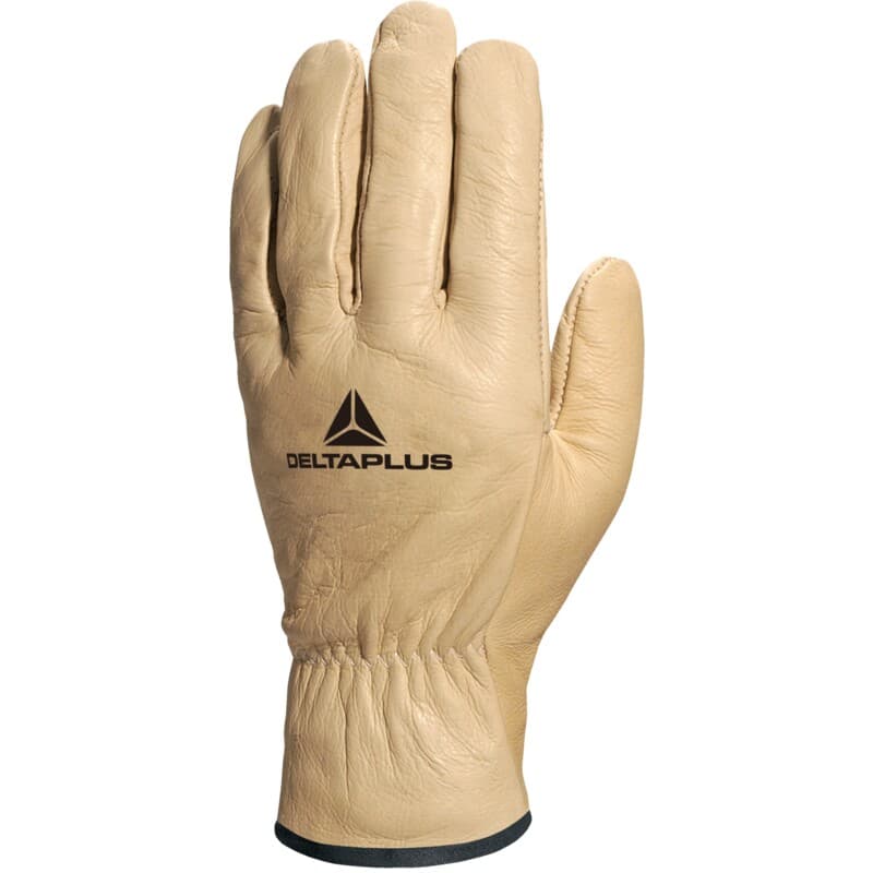 Guantes mecánicos de cuero, cómodos de llevar, de gran durabilidad, ideales para condiciones secas