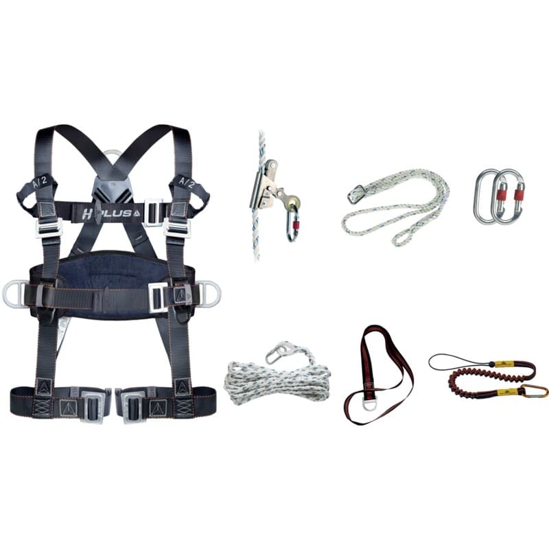 Kit anticaídas cómodo para trabajos de techado