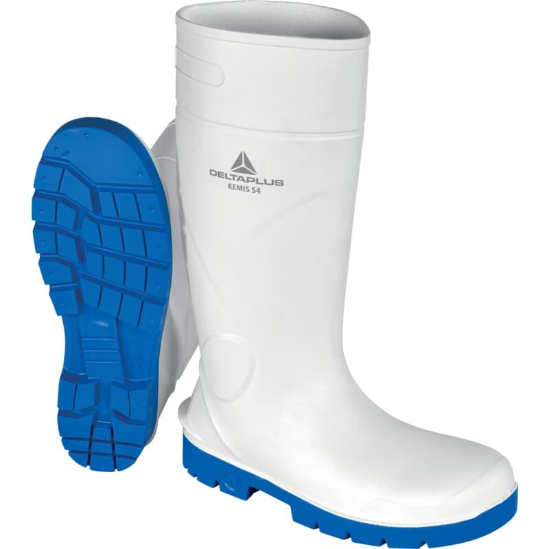 Botas lisas de seguridad para una limpieza rápida y protección contra el frío, ideal para la industria agroalimentaria
