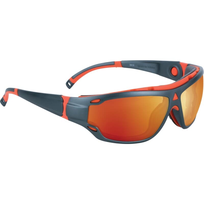 Gafas 2 en 1 con acabado a espejo y con protección de espuma para usar con patillas o correa