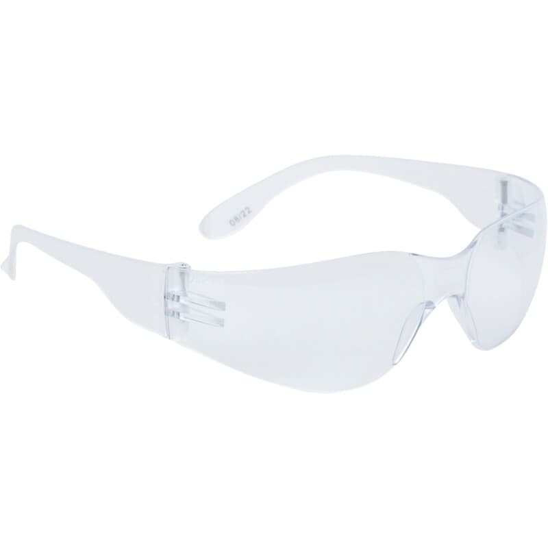 Gafas de protección transparentes con protección lateral y tratamiento antivaho