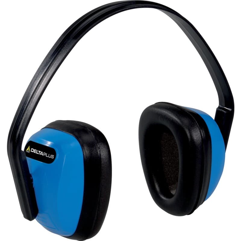 Cascos antirruido con almohadillas de baja presión